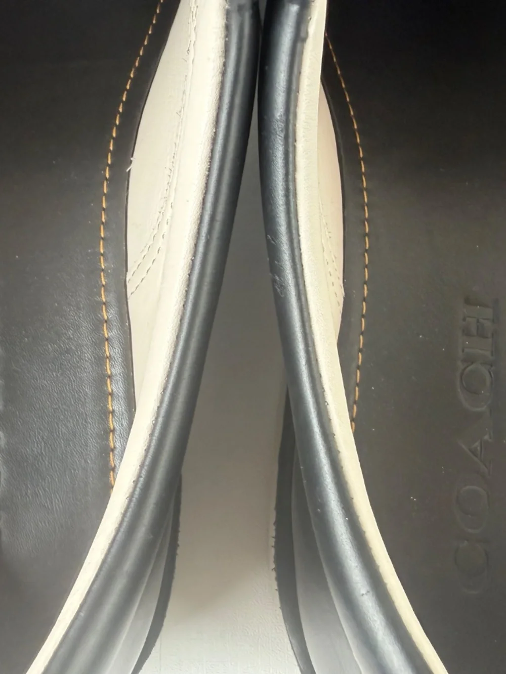 Men's Leather Vintage Coach Shoes - Picture 9 of 12